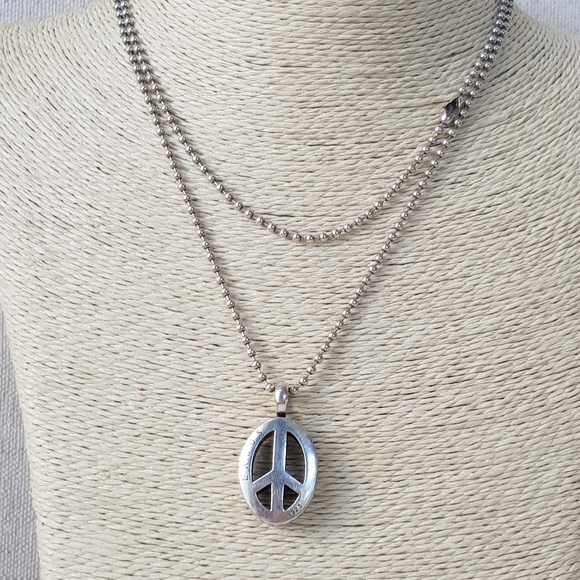 LAGOS Jewelry - Lagos Peace Bead Pendant Necklace 